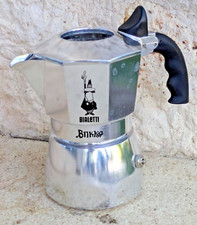 Caffettiera Vintage Moka Bialetti BRIKKA 2/3 tazze modello 2013 OTTIMA!!