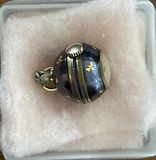 Gander Orologio A Pendente Sferico 17 Jewels - Smaltato Decorato FUNZIONANTE