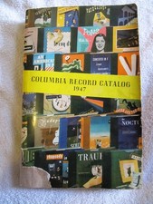 1947 COLUMBIA RECORD CATALOG