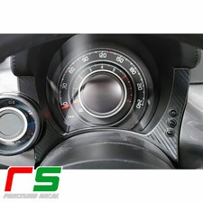 fiat 500 595 695 abarth ADESIVI carbonlook inserti strumentazione cruscotto 