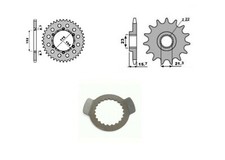 KIT TRASMISSIONE PBR PIGNONE 15 CORONA 47 DENTI YAMAHA TTR-E 600 2004 + FERMO