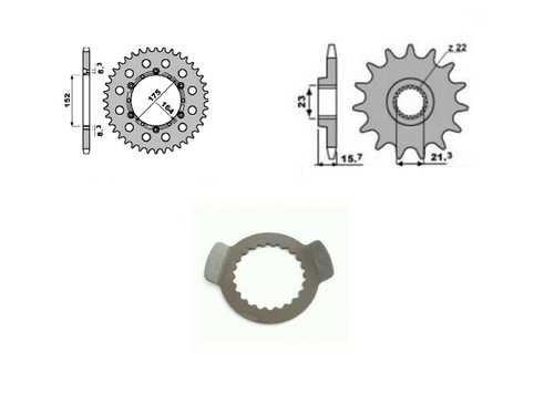 Kit trasmissione pbr pignone - kit,
