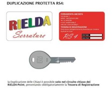 RIELDA RS4 Copia Chiave