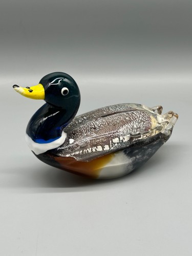 Anatra vetro murano - vetro, animali