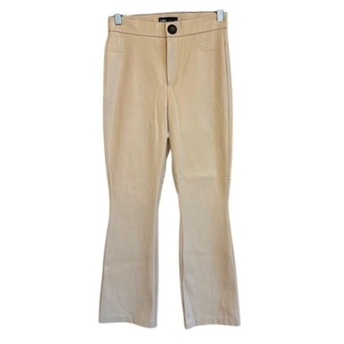 Zara pantalone donna marrone - zara,