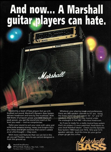 Marshall dynamic bass - marshall,