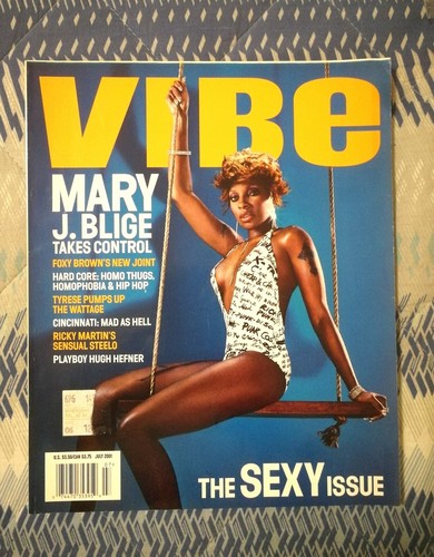 Mary blige vibe magazine - mary, j