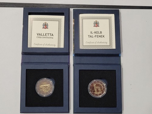 Malta coppia monete - malta, 2