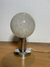 LAMPADA VINTAGE VETRO MAZZEGA MURANO DESIGN ACCIAIO MODERNARIATO MID CENTURY