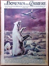 La Domenica del Corriere 10 Marzo 1957 Memo Benassi Baldini Wallace Castelfranco