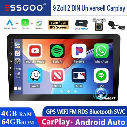 Autoradio 64g dab android - 9", 4+64g
