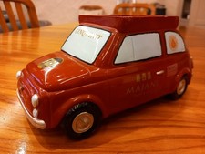 Fiat 500 FIVE ADVERTISING 21cm LUXURY CHOCOLATE MAJANI LIMITED RESIN SERIES RED