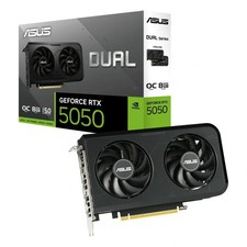 Asus Dual NVIDIA GeForce RTX 5050 OC Edition Scheda Video 8GB GDDR6 GPU Gaming