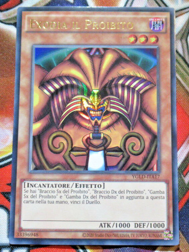 Gi oh exodia - 🇮🇹, il