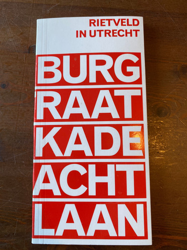 Rietveld utrecht libro - utrecht,