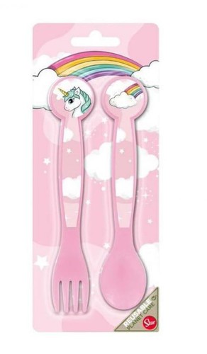 Set posate bambini plastica - bambini,