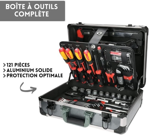 Cassetta attrezzi hanger 121pz - cassetta,