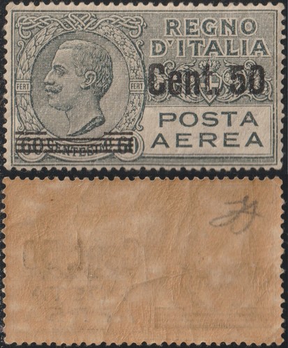 1927 posta aerea - aerea, soprastampati