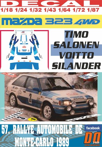 Decal mazda 323 4wd - mazda,
