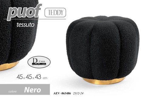 Pouf sgabello poggiapiedi - sgabello,