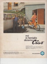 advertising pubblicita- PIAGGIO CIAO 1969-  PIAGGIO CICLOMOTORI ITALIANI EPOCA