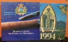 Serie Divisionale SAN MARINO 1994  FDC 10 Monete - ARGENTO Lire 1000 in ARGENTO