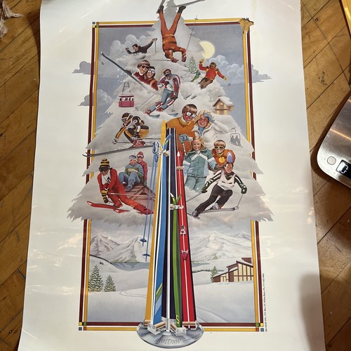 Poster vintage anni ski - poster,