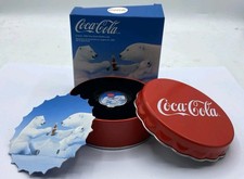 Coca-Cola Moneta Tappo Bottiglia Orso Polare 2023 - 6g 999 Argento Puro $1 Niue