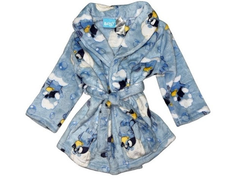Accappatoio bluey blu pile - accappatoio, 3t
