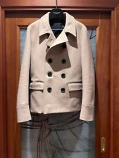 AW04 DIOR HOME VOTC BEIGE PAVONE GIACCA DOPPIOPETTO TG 46 XS S