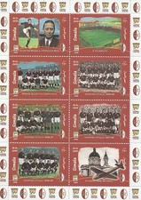 FOGLIO FRANCOBOLLI A.C. TORINO CAMPIONI D'ITALIA SUPERGA 1949-1999 CALCIO ITALIANO MNH