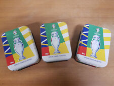3 TIN BOX LATTA VUOTE FIGURINE TOPPS EURO 2024 NO PANINI NO BUSTINA