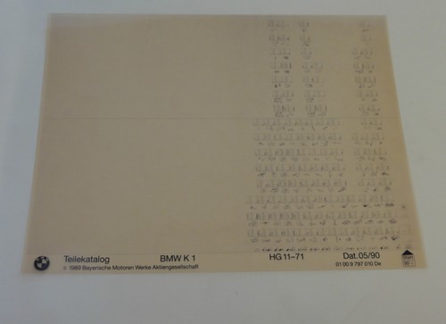 Catalogo ricambi microfich bmw - catalogo,