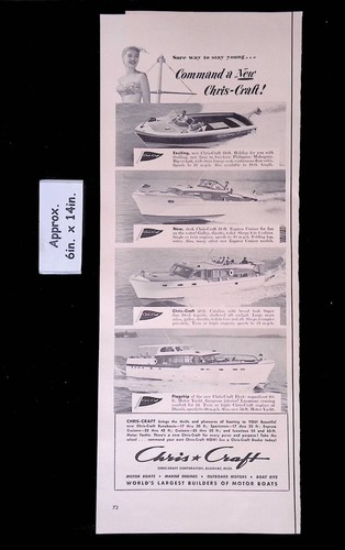 Pubblicità chris craft boats - craft,