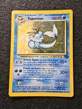 Carta Pokémon Vaporeon  12/64 Rara HOLO Set Jungle Anno 2000 Buone Condizioni