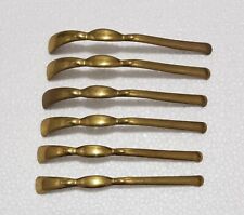 LOTTO Maniglie antiche in ottone lavorato vintage per mobili comodini d’epoca