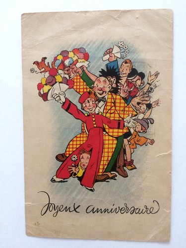 Spirou jijé vielle carte - jijé,