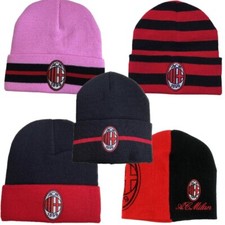 Cappello Milan Berretto Invernale Ufficiale AC MILAN Calcio Cuffia  PS 03621