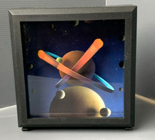 CLEVER CLOCKS by DOUGLAS CHALK - SATURN - Orologio Montre Uhr - '88 - Art-Design