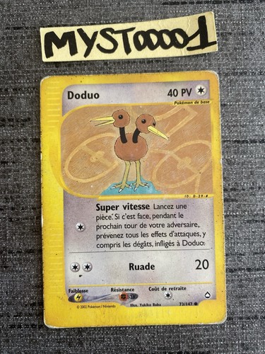 Carte pokemon doduo 147 - pokemon,