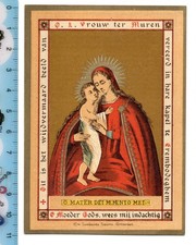 Santino - Holy Card - Santino Cromolitografia - Maria Mater Dei (Belgio)