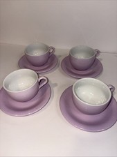 Raro set 4 tazzine e piattini