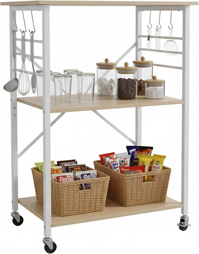 Carrello cucina 3 ripiani - carrello,