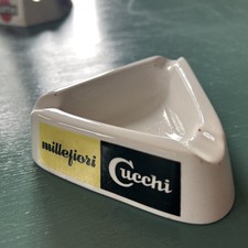 Posacenere Pubblicitario Millefiori Cucchi  Ceramica Richard Ginori Anni 60