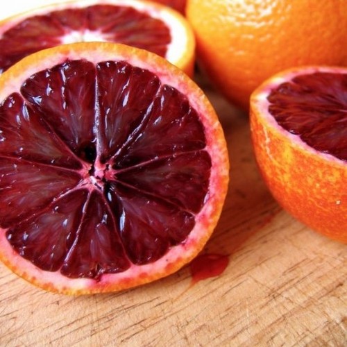Arancio fragola frutto interno - arancio,
