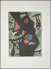 JOAN MIRO *78 X 57 CM * Litografia Firmata * Limitata # 25/150