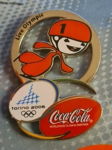 Coca cola pin torino 2006 - coca,