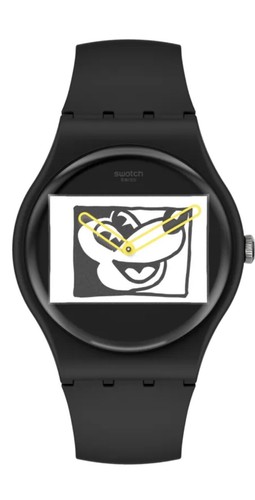Swatch keith haring - haring, topolino