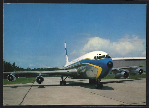 Cartolina aereo lufthansa - aereo,