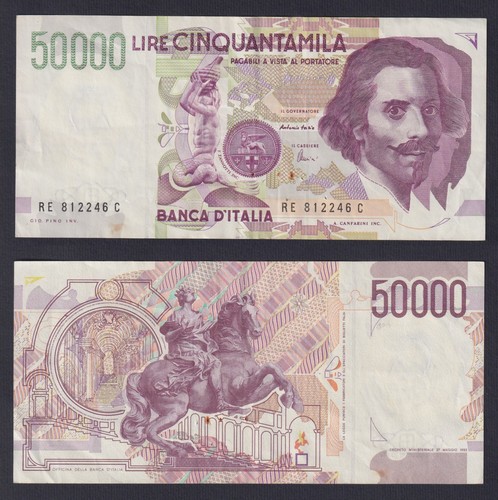 Banconota italia 50000 - banconota,
